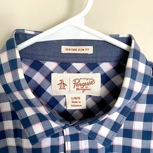 Original Penguin by Munsingwear Heritage Slim fit short sleeve men’s shirt
